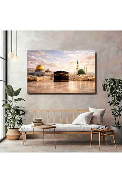 artprinta Kabe, Medine ve Kudüs Temalı Kanvas Tablo