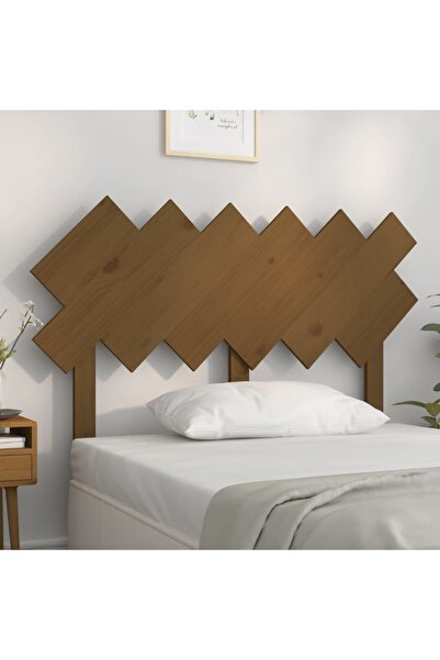 Concept Κομοδίνο, μελί καφέ, 122,5x3x80,5 cm, μασίφ ξύλο πεύκου