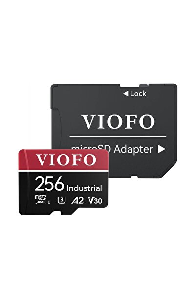 Viofo High Endurance 256GB Class 10 A2 V30 100MB/s Okuma 90MB/s Yazma Micro S...