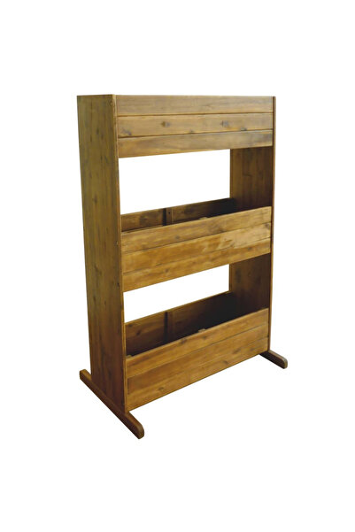 Concept Υπερυψωμένο παρτέρι κήπου 3 επιπέδων, από μασίφ ξύλο ακακίας