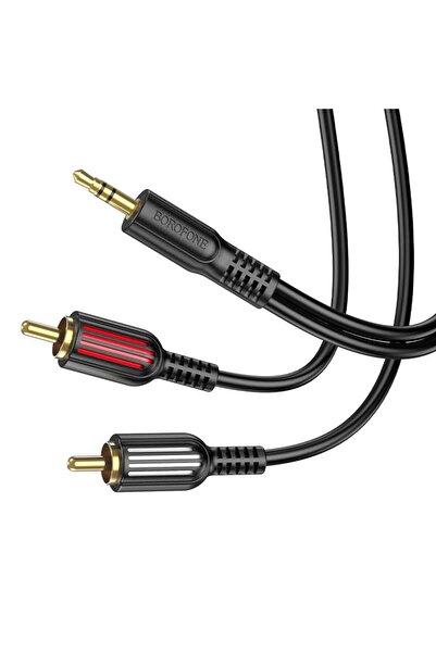 Genel Markalar Kablo AUX Audio 3.5mm to Çift RCA Aux Standart Ses Kablosu 3.5...