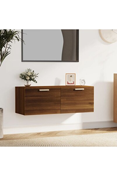 Concept Dulap de perete, stejar maro, 100x36,5x35 cm, lemn prelucrat