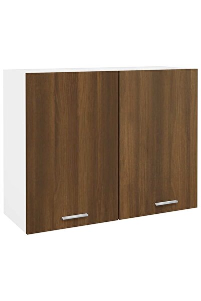 Concept Dulap suspendat, stejar maro, 80x31x60 cm, lemn prelucrat