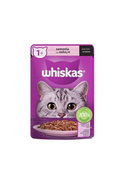 Whiskas Somonlu Poşet Yaş Mama 85 G Tekli Paket