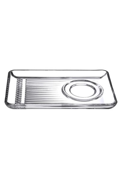 Paşabahçe ELYSIA ÇAY TABAĞI 184 MM DAMLA LOGO 2 OFSET HEDİYELİK KUTU 24 PAŞAB...