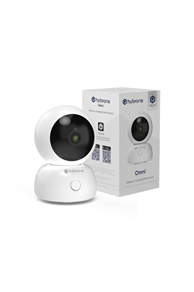 Omni Wi-Fi Akıllı Kamera, 360 Derece Görüntüleme, Akıllı Hareket Takibi, Ses Algılama, Çift
