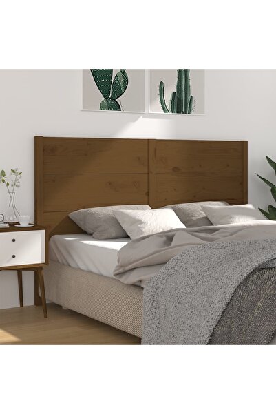 Concept Κομοδίνο, μελί καφέ, 126x4x100 εκ., μασίφ ξύλο πεύκου