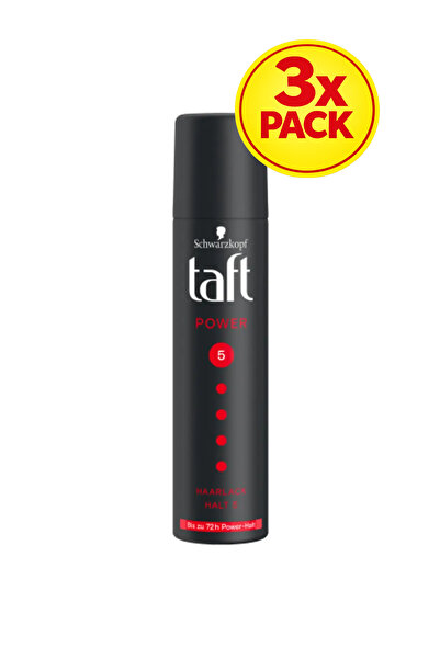 Taft 3x ΣΥΣΚΕΥΑΣΙΑ Δύναμη Στερεωτικής Μαλλιών 75 ml