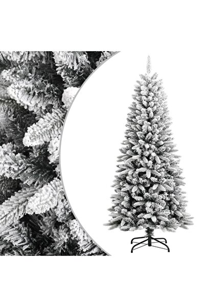 Concept Brad de Crăciun artificial cu zăpadă pufoasă, 150 cm, PVC&PE