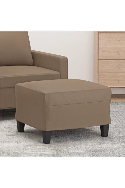 Concept Taburet, cappuccino, 60x50x41 cm, piele ecologică