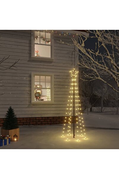 Concept Коледна елха, 108 топло бели светодиода, 180 см, с колче