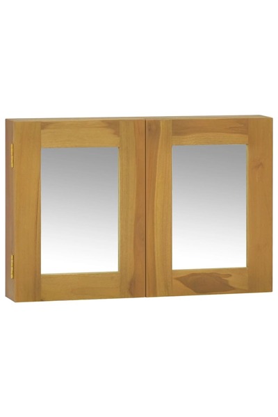 Concept Dulap cu oglindă, 60x10x40 cm, lemn masiv de tec