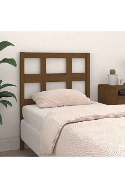 Concept Κομοδίνο, μελί καφέ, 80,5x4x100 εκ., μασίφ ξύλο πεύκου