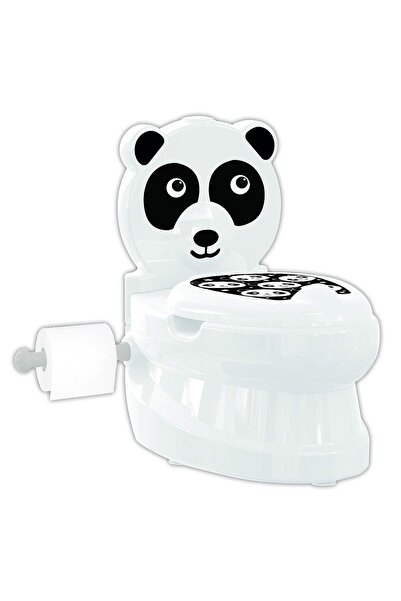 PİLSAN Panda Eğitici Lazımlık Educational Potty Tuvalet Siyah