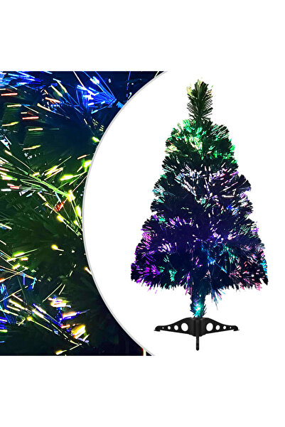 Concept Brad de Crăciun artificial cu fibră optică, verde, 64 cm