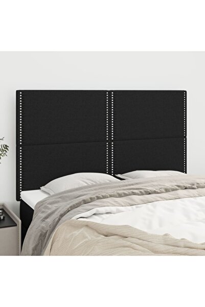 Concept Κομοδίνα, 4 τεμάχια, μαύρα, 72x5x78/88 cm, ύφασμα