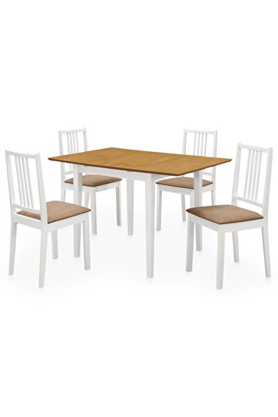 Concept Σετ επίπλων κουζίνας, 5 τεμάχια, λευκό, MDF