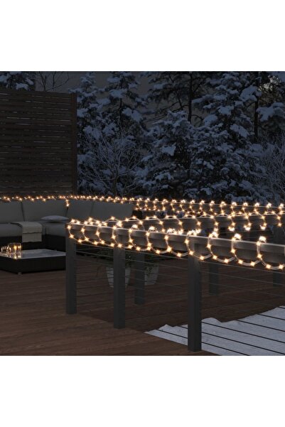 Concept Cablu luminos cu 120 LED-uri, alb cald, 5 m, PVC