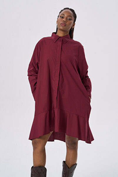 HANIQA Cotton Piece Flared Tunic Dress