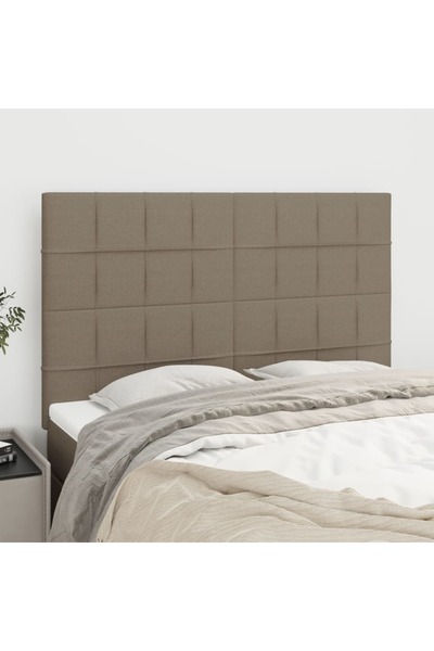 Concept Κομοδίνα, 4 τεμάχια, γκρι-μπεζ, 72x5x78/88 cm, ύφασμα