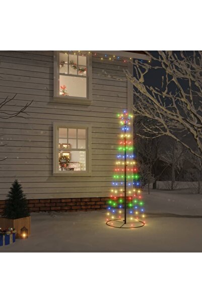 Concept Κωνικό χριστουγεννιάτικο δέντρο, 108 LED, πολύχρωμο, 70x180 εκ.