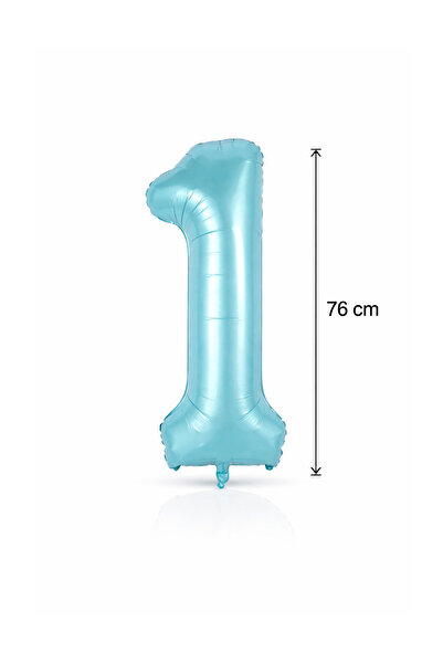 Yusuf Dirik YD Party Supplies Foil Number Balloon 1 Number 76 cm 34 Inch