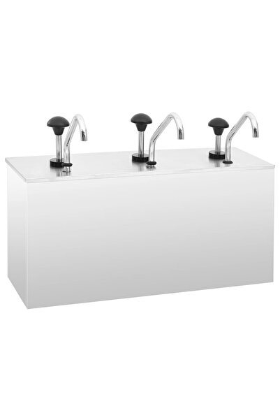 Concept Dozator de sos, 3 x 3,5 L, oțel inoxidabil