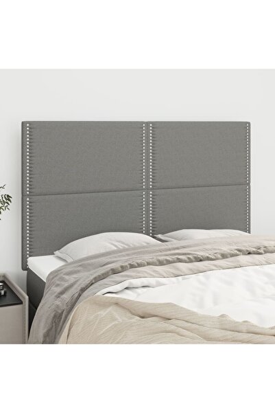 Concept Κομοδίνα, 4 τεμάχια, σκούρο γκρι, 72x5x78/88 cm, ύφασμα