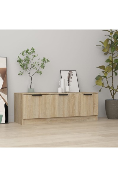 Concept Comodă TV, stejar sonoma, 102x35x36,5 cm, lemn compozit