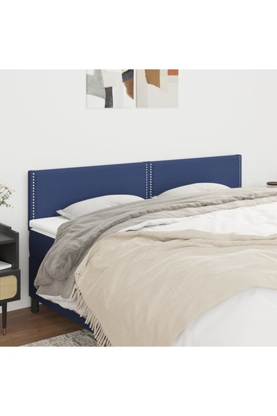 Concept Κομοδίνα, 2 τεμ., μπλε, 100x5x78/88 cm, ύφασμα