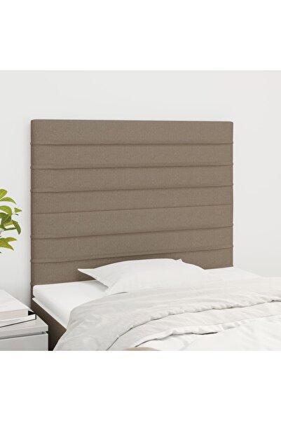 Concept Κομοδίνα, 2 τεμ., γκρι-μπεζ, 80x5x78/88 cm, ύφασμα