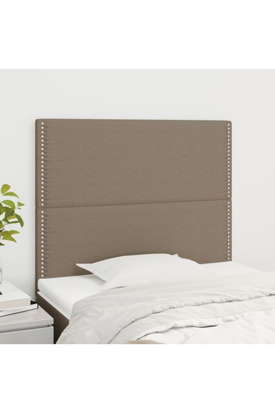 Concept Κομοδίνα, 2 τεμ., γκρι-μπεζ, 100x5x78/88 cm, ύφασμα