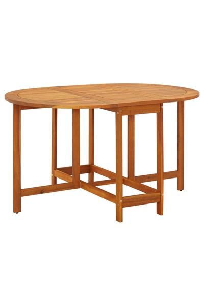 Concept Τραπέζι κήπου, 130 x 90 x 72 εκ., από μασίφ ξύλο ακακίας