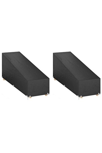 Concept Huse șezlong, 2 buc, 12 ocheți, 205x75x40/70 cm, polietilenă