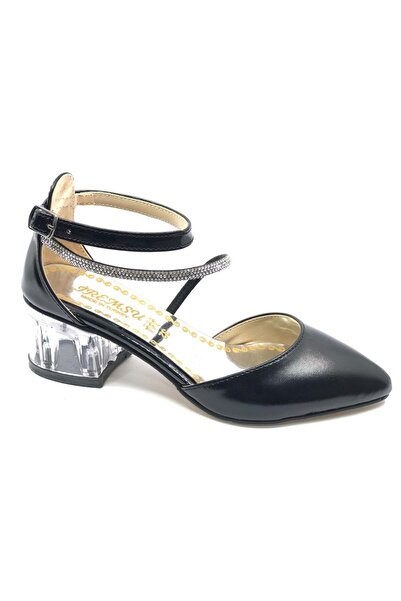 KCMN Iremsu 8545111 girl's evening dress with stones t Heeled Shoes black