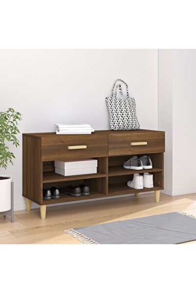 Concept Pantofar, stejar maro, 102x35x55 cm, lemn compozit