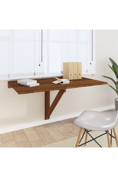 Concept Masă de perete pliantă stejar maro 100x60x56 cm lemn compozit