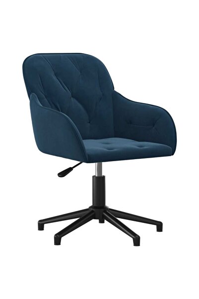 Concept Περιστρεφόμενη καρέκλα γραφείου, μπλε, Βελούδο