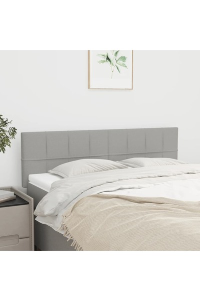 Concept Κομοδίνα, 2 τεμ., ανοιχτό γκρι, 72x5x78/88 cm, ύφασμα