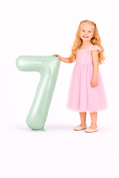 Yusuf Dirik YD Party Supplies بالون فويلو على شكل رقم 7 مقاس 76 سم 34 بوصة