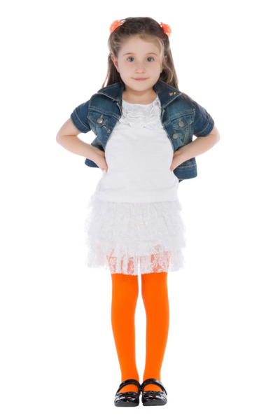 Penti Girls' tights Extra Cotton 90 DEN-Orange