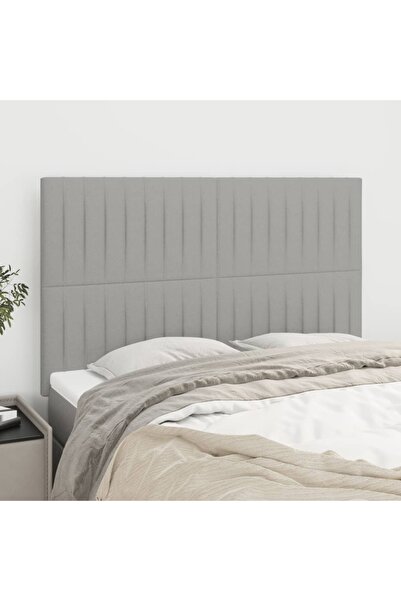 Concept Κομοδίνα, 4 τεμάχια, ανοιχτό γκρι, 72x5x78/88 cm, ύφασμα