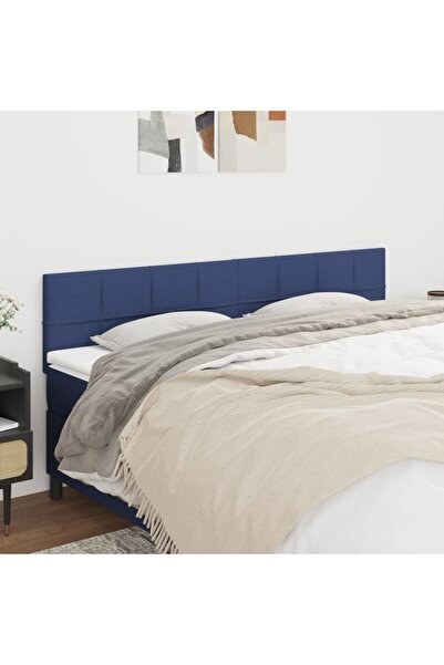 Concept Tăblii de pat, 2 buc, albastru, 80x5x78/88 cm, textil