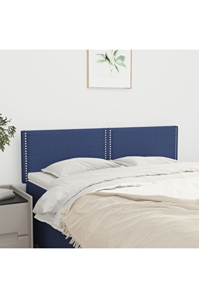 Concept Tăblii de pat, 2 buc., albastru, 72x5x78/88 cm, textil