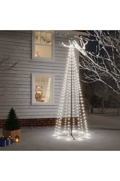 Concept Κωνικό χριστουγεννιάτικο δέντρο, 310 LED, ψυχρό λευκό, 100x300 εκ.