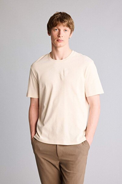 DeFacto 100% Cotton Basic T-Shirt E7961Ax26Sp