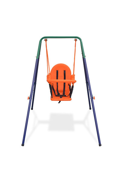 Concept Set de leagăn pentru copii mici cu ham de siguranță Portocaliu