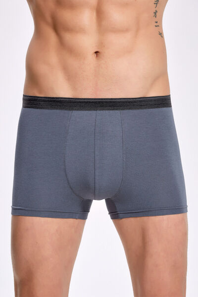 İlke Men's Modal / Cotton Stretch Fabric Slim Cut 6-Piece Boxer Briefs