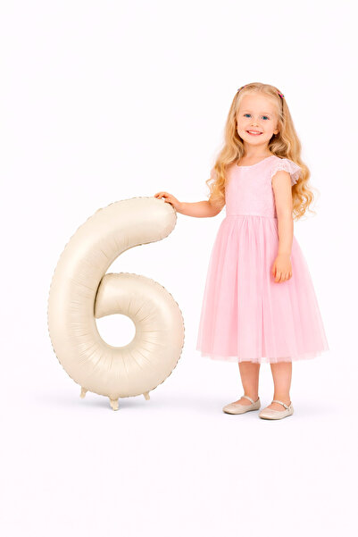 Yusuf Dirik YD Party Supplies بالون فويلو على شكل رقم 6 مقاس 76 سم 34 بوصة