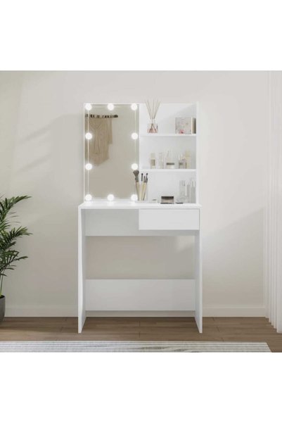 Concept LED тоалетка, бяла, 74.5x40x141 см